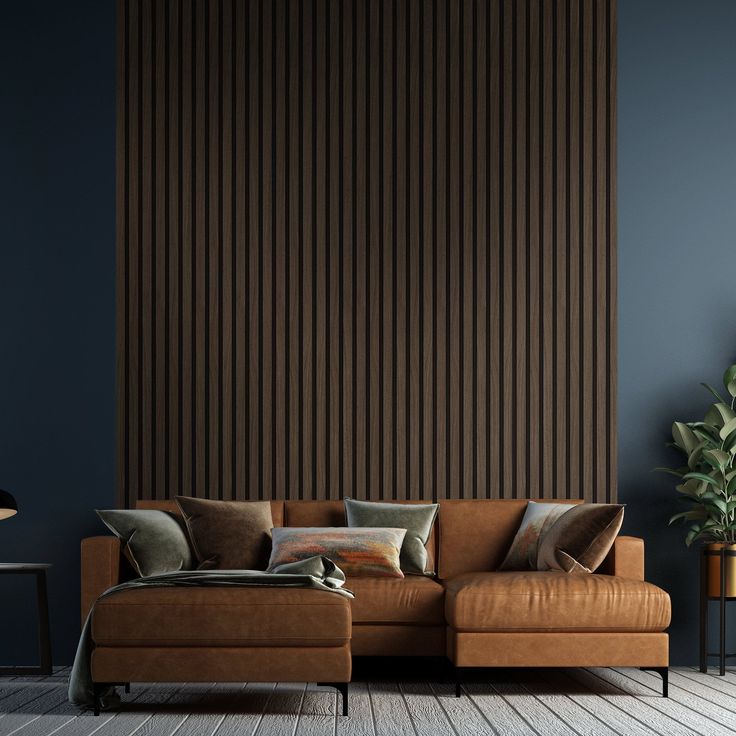 Premium Acoustic Wall Panels - Walnut | 60cm x 240cm