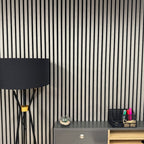 Premium Acoustic Wall Panels - Light Grey | 60cm x 240cm