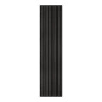 Premium Acoustic Wall Panels - Charcoal Black | 60cm x 240cm