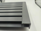 Modern Grey Outdoor Slatted Panels | Pack of 6