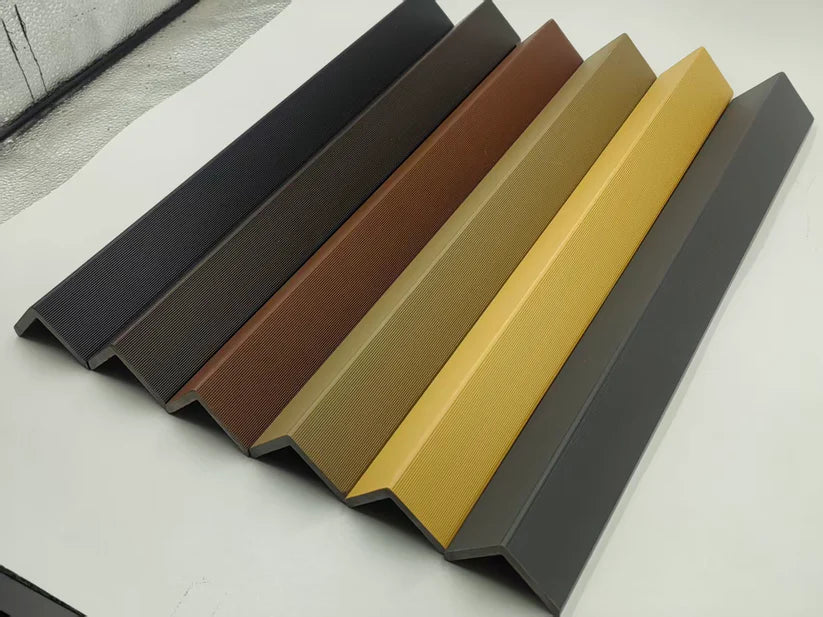 Modern Dark Brown Outdoor Slatted Panels | Pack of 6
