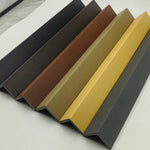 Modern Dark Brown Outdoor Slatted Panels | Pack of 6