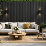 Premium Black Exterior Wall Panels 16 x 240cm – Pack of 12
