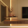 Premium Acoustic Wall Panels - Shiny Gold | 60cm x 240cm