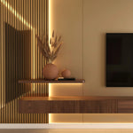 Premium Acoustic Wall Panels - Shiny Gold | 60cm x 240cm