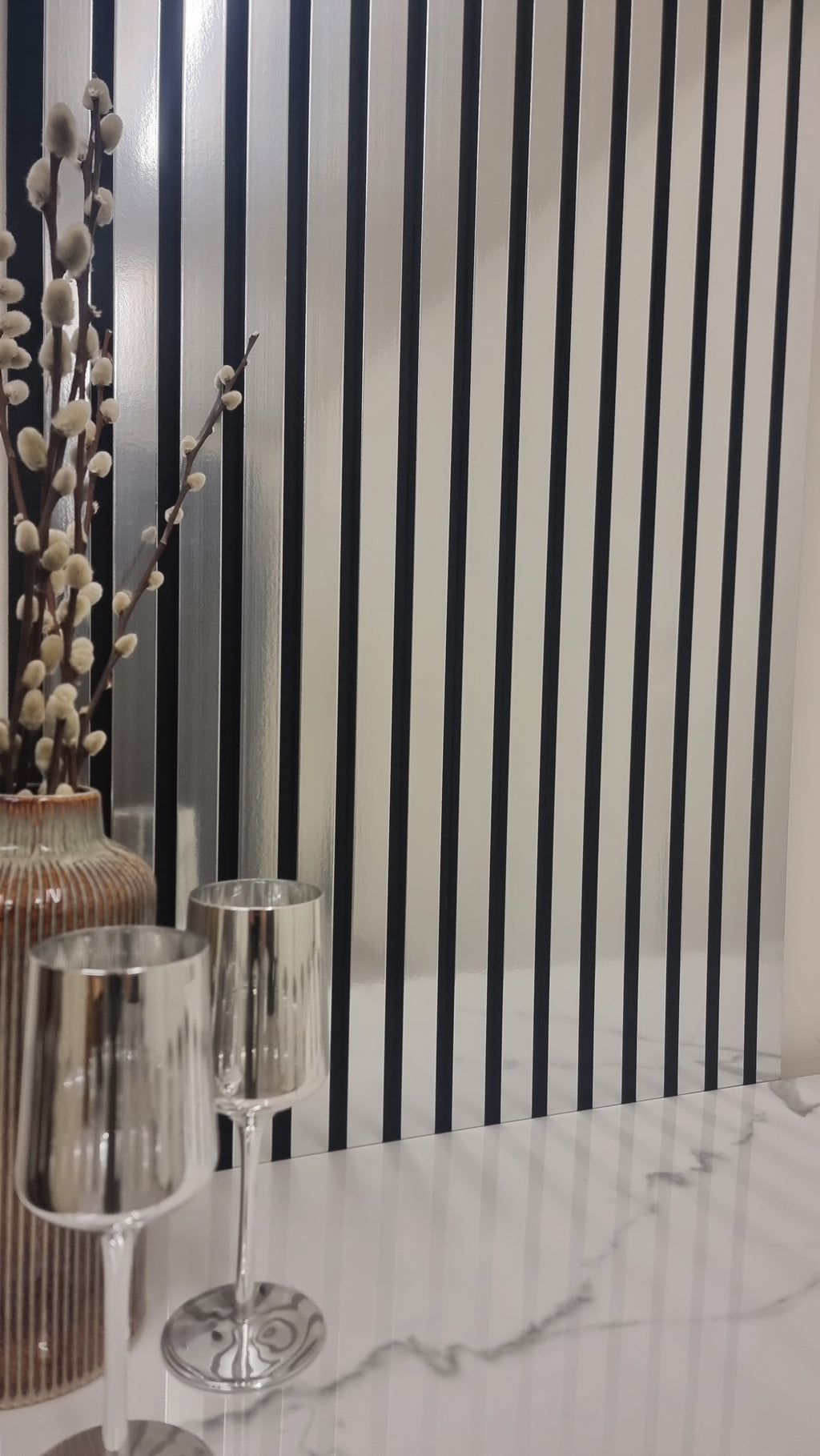 Premium MDF Acoustic Slated Panels 60cm x 240cm