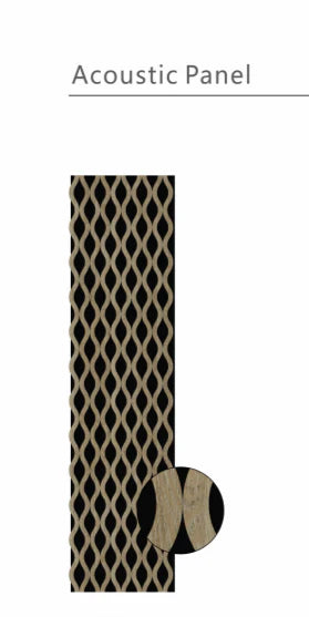 MDF Wavy Style Wall Panels – Pack of 4 | Each Panel 600mm x 2400mm