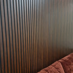 WPC Wood Effect Slatted Wall Panels 15.2 × 240cm (Set of 14)