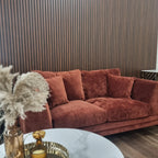 WPC Wood Effect Slatted Wall Panels 15.2 × 240cm (Set of 14)