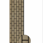 Vertical wall panel – Each Panel 600mm x 2400mm