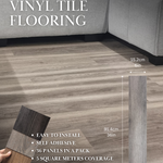 Self Adhesive Wood Effect Vinyl Flooring Tiles - 36x Floor Planks