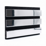 Premium Acoustic Wall Panels - Shiny Silver | 60cm x 240cm