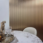 WPC Wood Effect Slatted Wall Panels 15.2 × 240cm (Set of 14)