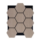Hexagon Wood Acoustic Wall Panels – Pack of 4 | Each Panel 655mm x 800mm