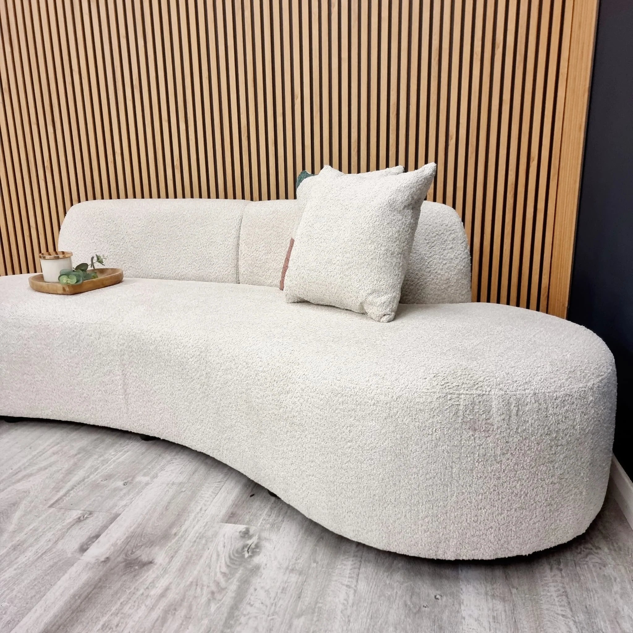 WPC Wood Effect Slatted Wall Panels 15.2 × 240cm (Set of 14)