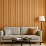 WPC Wood Effect Wave Style Wall Panels 15.9cm × 235cm (Pack of 10)