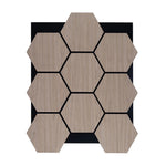 Hexagon Wood Acoustic Wall Panels – Pack of 4 | Each Panel 655mm x 800mm