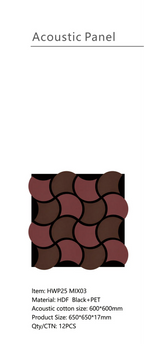 3d Wave Style Wall panels – Pack of 12 | Each Panel 610mm x 610mm