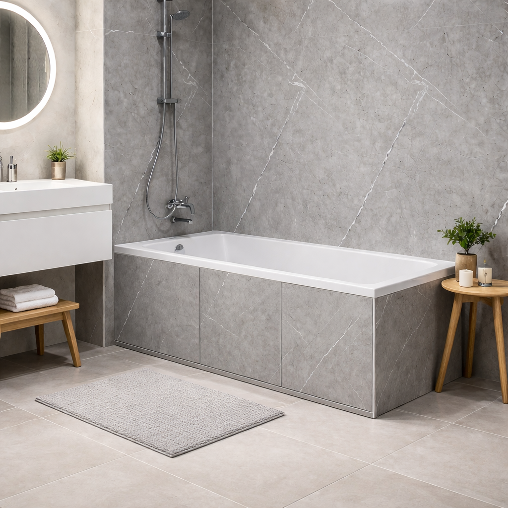 PVC Shower Panels – Pack of 4 | Each Panel 600mm x 2400mm