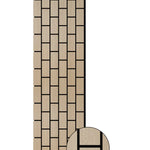Vertical wall panel – Each Panel 600mm x 2400mm