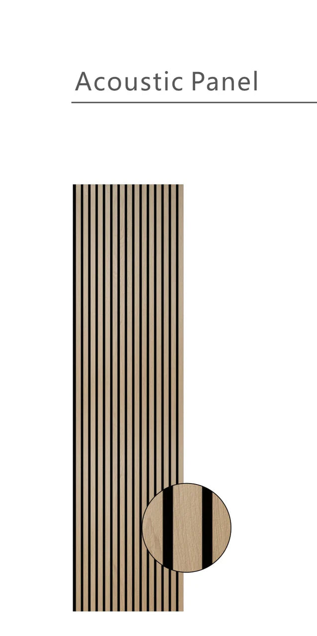 MDF Acoustic Wall Panels 60cm × 240cm