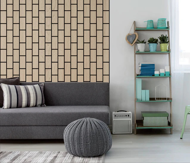 Vertical wall panel – Pack of 4 | Each Panel 600mm x 2400mm