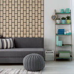 Vertical wall panel – Each Panel 600mm x 2400mm
