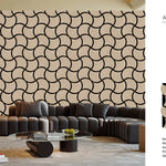 3d Wave Style Wall panels – Pack of 12 | Each Panel 610mm x 610mm