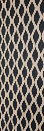 MDF Wavy Style Wall Panels – Pack of 4 | Each Panel 600mm x 2400mm