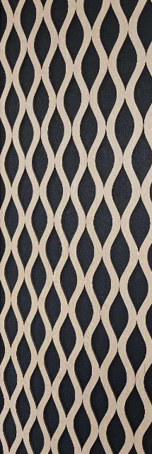 MDF Wavy Style Wall Panels – Pack of 4 | Each Panel 600mm x 2400mm