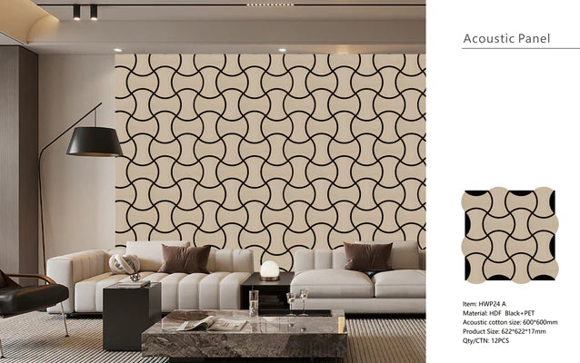 Modern 3D Wall Panels – Pack of 12 | Each Panel 610mm x 610mm