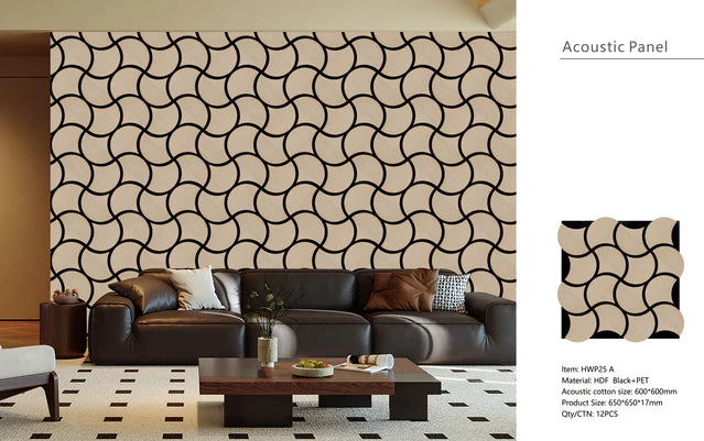 3d Wave Style Wall panels – Pack of 12 | Each Panel 610mm x 610mm