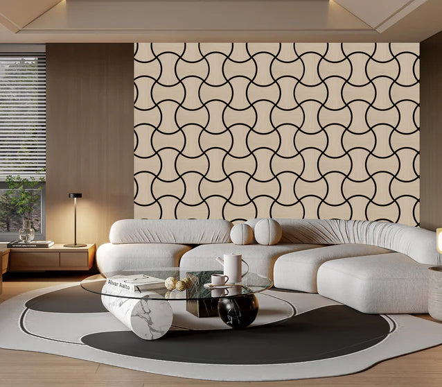 Modern 3D Wall Panels – Pack of 12 | Each Panel 610mm x 610mm