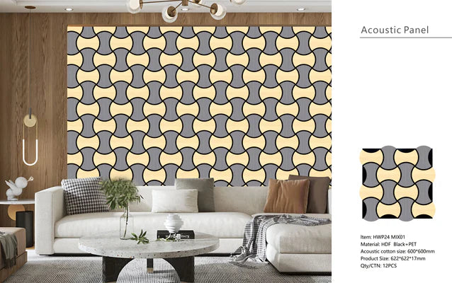 Modern 3D Wall Panels – Pack of 12 | Each Panel 610mm x 610mm