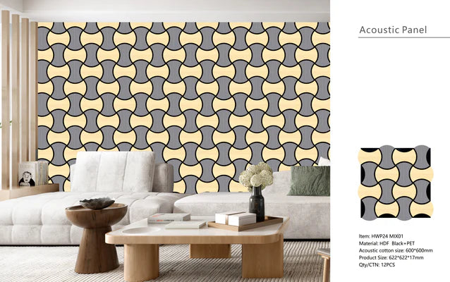 Modern 3D Wall Panels – Pack of 12 | Each Panel 610mm x 610mm