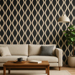 MDF Wavy Style Wall Panels – Pack of 4 | Each Panel 600mm x 2400mm