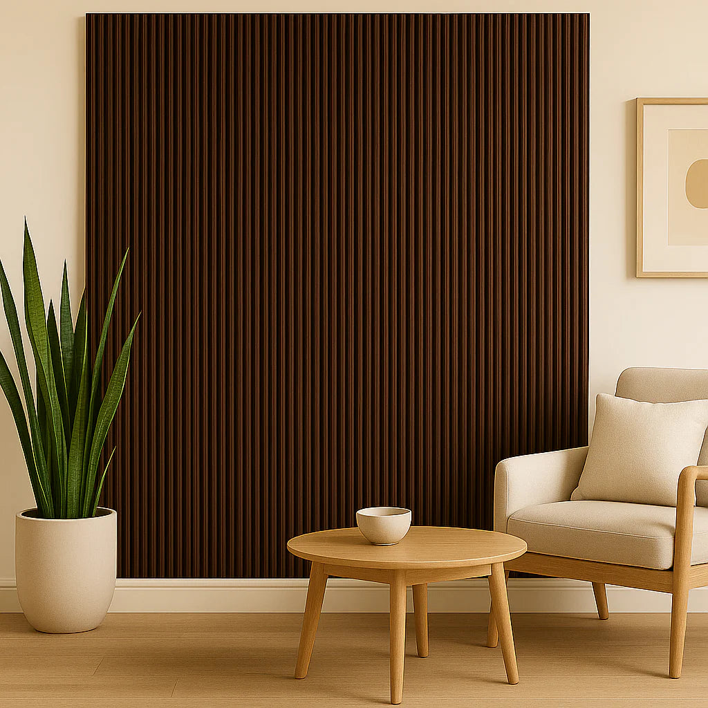 WPC Wood Effect Wave Style Wall Panels 15.9cm × 235cm (Pack of 10)