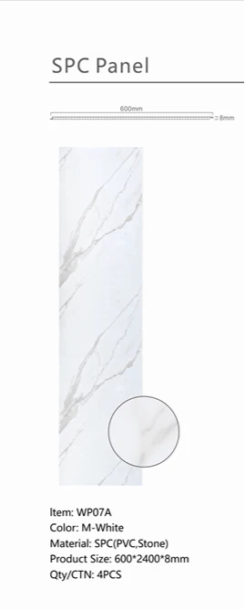 PVC Shower Panels – Pack of 4 | Each Panel 600mm x 2400mm