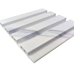 WPC Wood Effect Slatted Wall Panels 15.2 × 240cm (Set of 14)