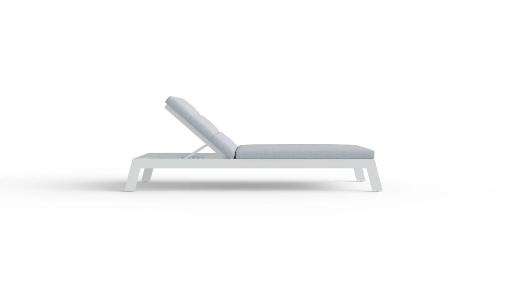 Outdoor Sun Lounger - White