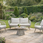 Natural 4-Seater Outdoor Lounge Set