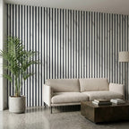 Premium Acoustic Wall Panels - White Marble | 60cm x 240cm