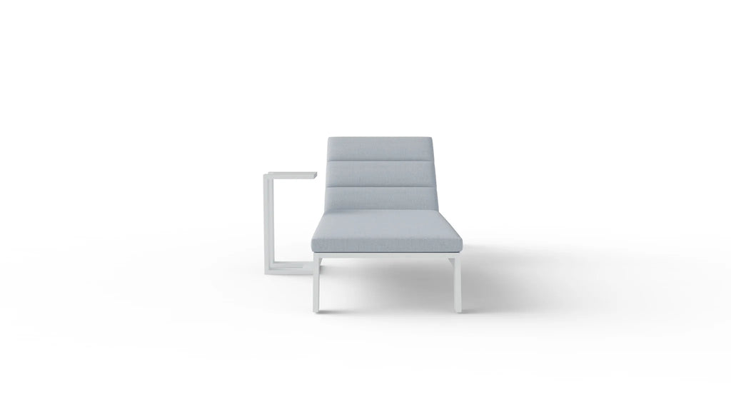 Outdoor Sun Lounger - White