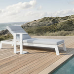 Outdoor Sun Lounger - White