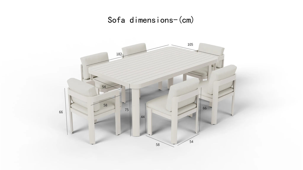 6-Seater Outdoor Dining Set – Garden Furniture Range