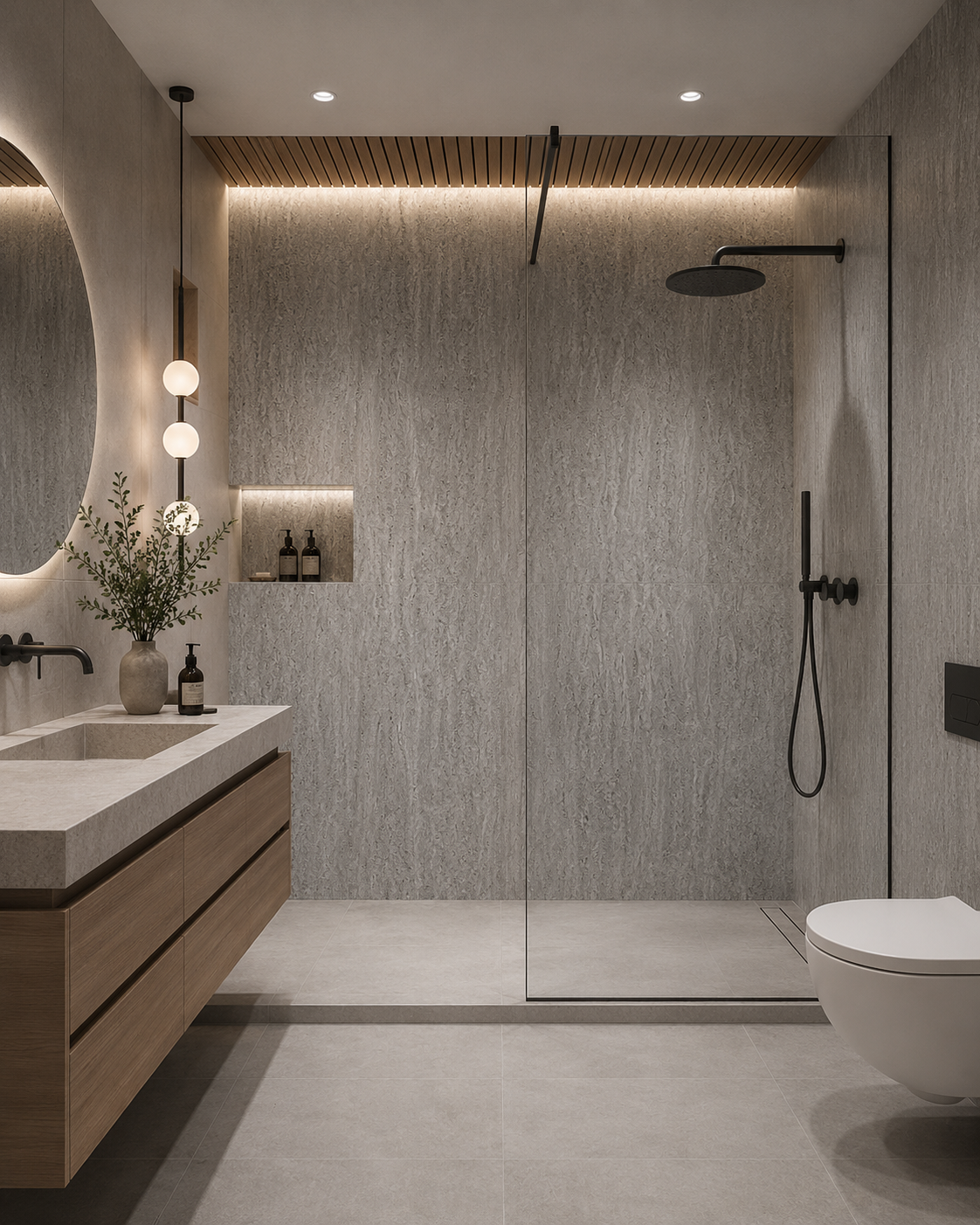 PVC Shower Panels – Pack of 4 | Each Panel 600mm x 2400mm