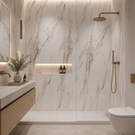 PVC Shower Panels – Pack of 4 | Each Panel 600mm x 2400mm
