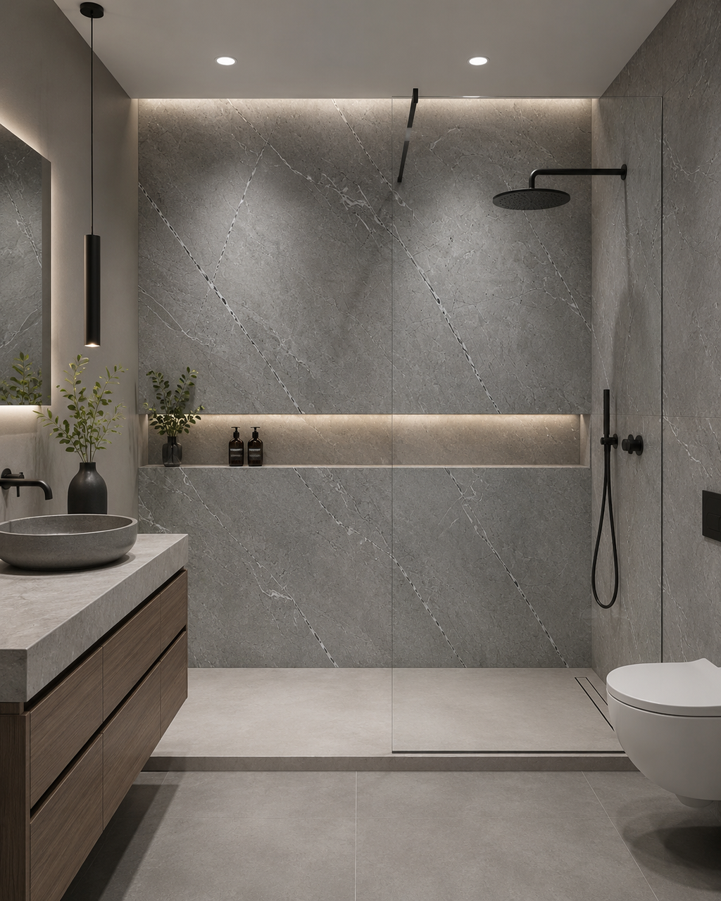 PVC Shower Panels – Pack of 4 | Each Panel 600mm x 2400mm