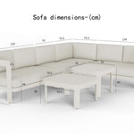 Outdoor Range - 8 Seater Corner Lounge Set