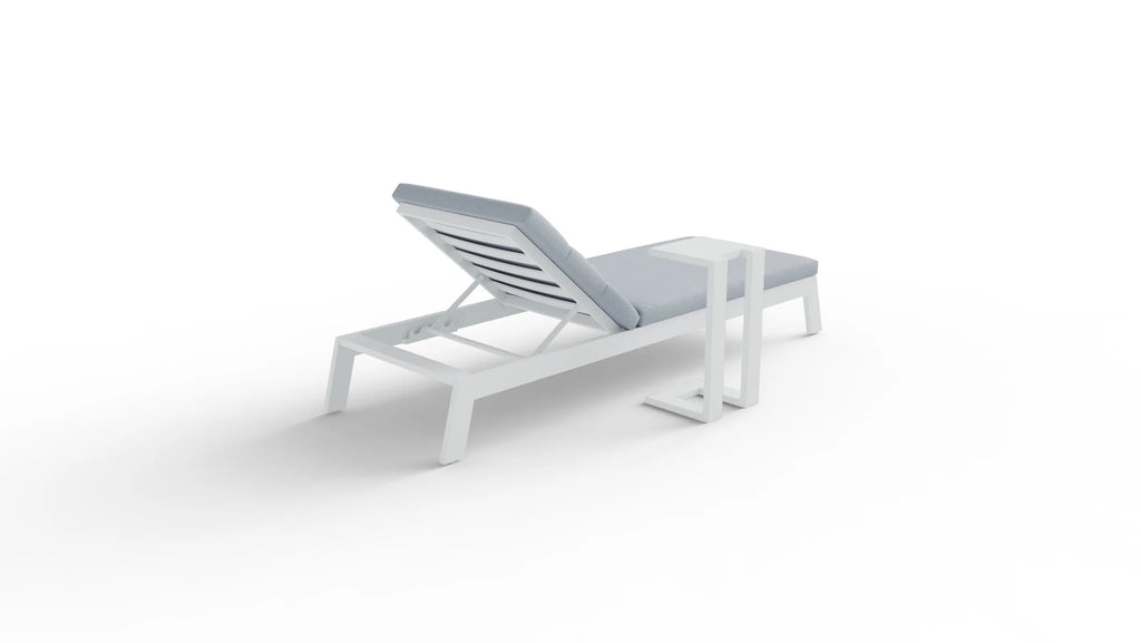 Outdoor Sun Lounger - White